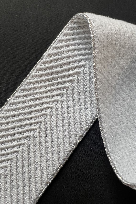 KUMINAUHA KALANRUOTO LUREX 50MM valkoinen